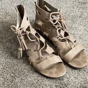 Tan Roman sandals